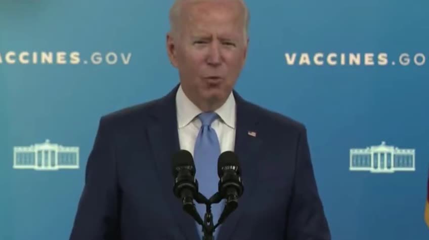 BIDEN CALLS FOR COMPANIES TO ENFORCE MANDATES BECAUSE HE KNOW THE GOVERNMENT CAN'T