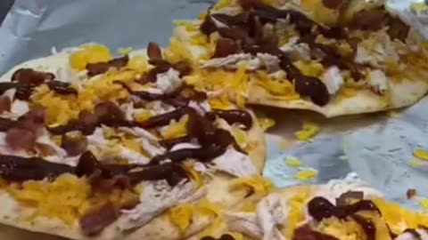 BBQ Chicken & Bacon Tostados