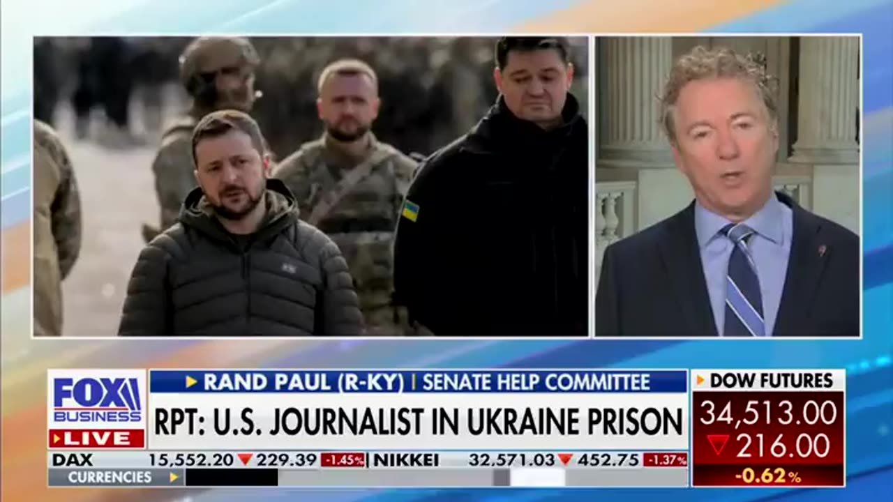 Sen. Rand Paul Torches Ukraine: 'It's Not a Democracy'