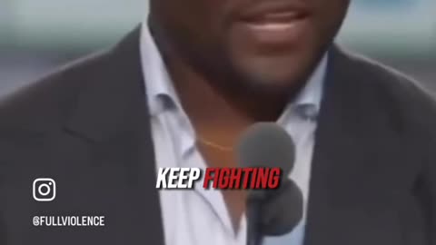 frrancis Ngannou gives heartwarming speech