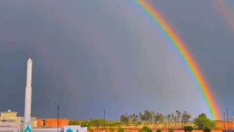 Rainy Weather and Rainbow☺️