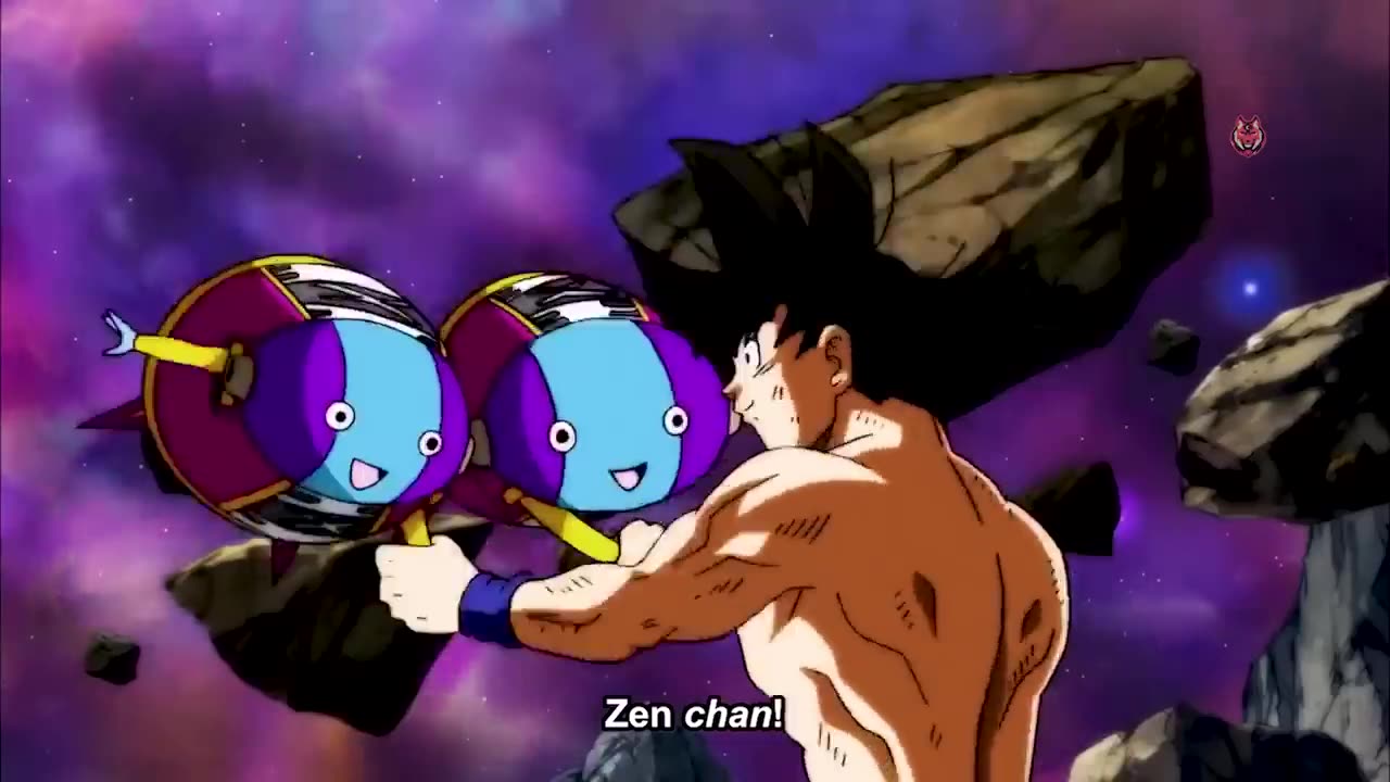 The final battle between Goku Ultra Instinct and Jiren Full Power