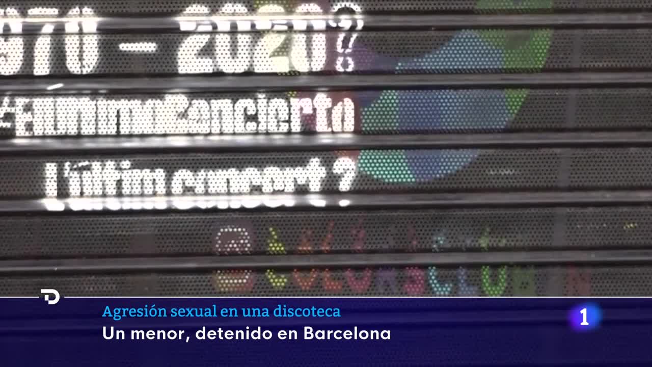 BARCELONA: DETENIDO un MENOR por una AGRESIÓN SEXUAL a una JOVEN de 19 años | RTVE