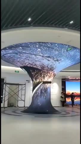 Flexi LED video Panels installation