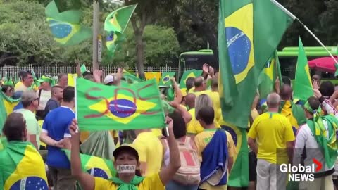 Supporters of Brazil’s Bolsonaro call on military after election loss, Lula backers celebrate win