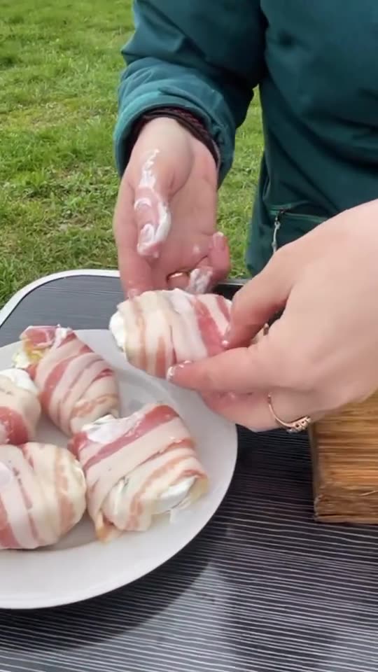 Potatoes on the grill