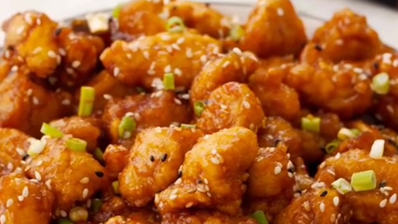 The Best Crispy sticky sesame chicken recipe