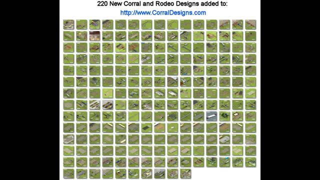 220 New corral and rodeo designs added to CorralDesigns.com