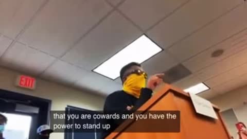 Ex military calls school board cowards