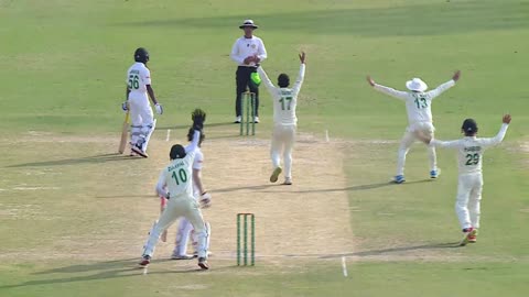 Fall of Bangladesh U19 Wickets On Day Four Pakistan U19 vs Bangladesh U19 Four-Day Match In Multan