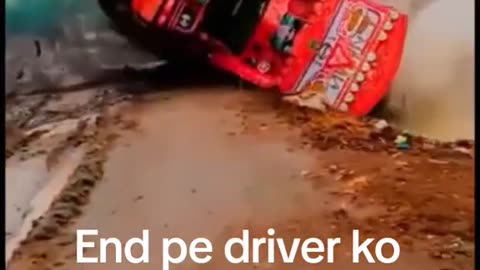 truck fall