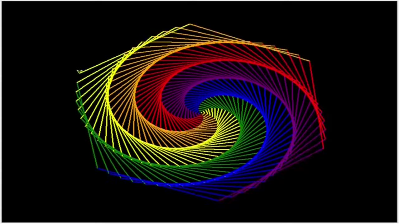 Coding A Spiral Effect In Python