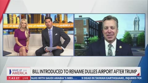 Andy Ogles on his bill to rename Dulles Airport to Trump International:
