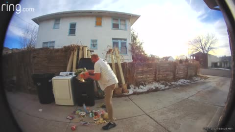 Ripped Trash Bag Makes for Bad Day