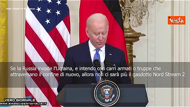 Biden a Febbraio 2022 sul Nord Stream - Vero Giornale 28.09.2022