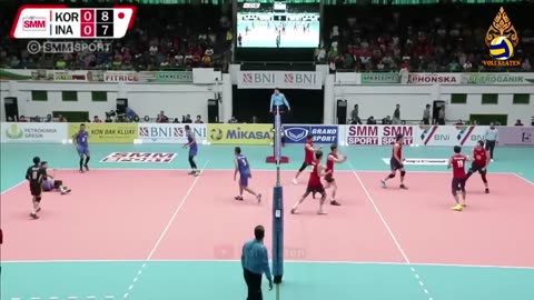 Rivan dan Team mencoba keganasan volleyball Asia