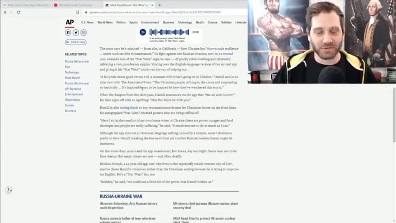 Ukrainians Will Die Of Cringe As Mark Hamill Lends Voice to Air Raid Sirens
