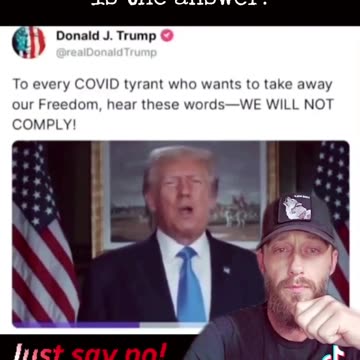 Trumps words We will not comply