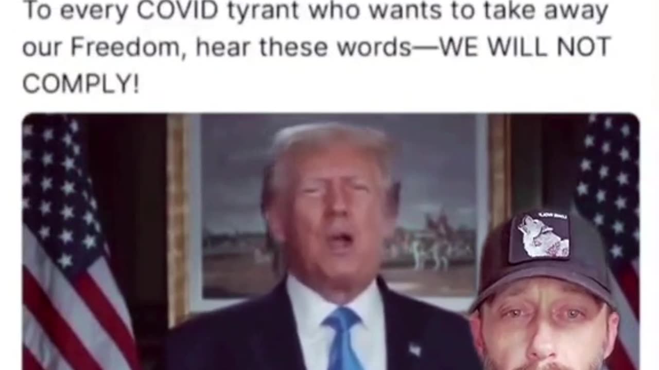 Trumps words We will not comply