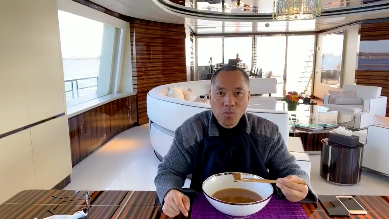 20200321文贵先生直播³：G-TV直播做饭吃饭