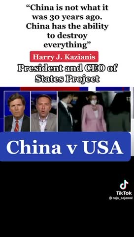 "China is not what it was 30 years ago. China has the ability to destroy everything."