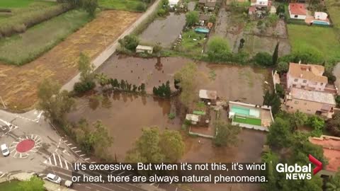 Spain's Valencia region sees flooding triggered by record-breaking rain