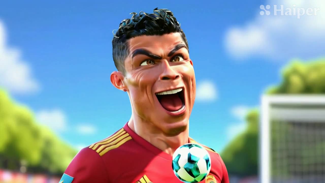 Ronaldo funny animater video