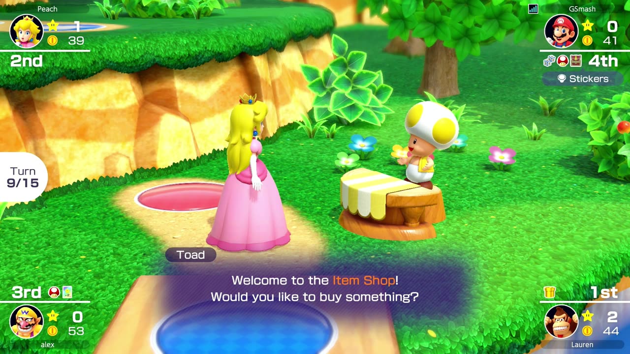 #MarioPartySuperstar Woody's Woods 15 Turn Game Part Three