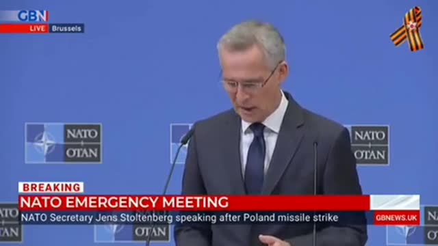NATO Secretary Stoltenberg On Emergency Meeting