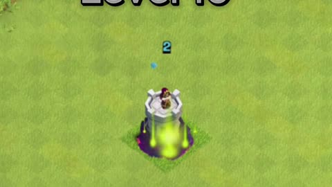 COC Wizard Tower Normal To Max // To Day I Update four Wizard Tower Let's go 💖🌹 #coc #shorts #gaming
