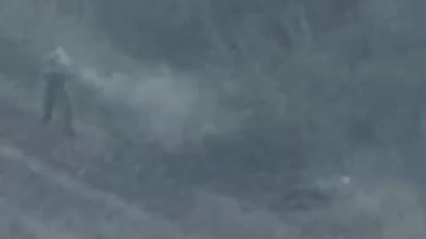 Ukrainian Soldier Turns Russian into Swiss Cheese