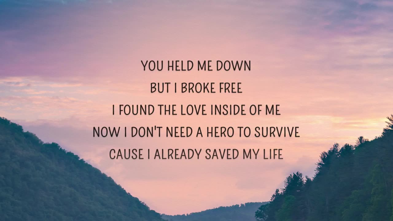 Cash Cash - Hero (Lyrics Video) feat. Christina Perri