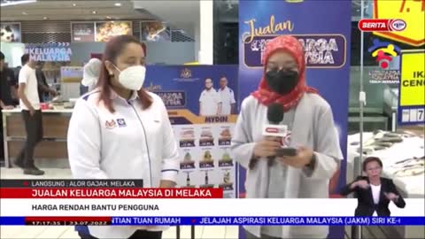 23 JULAI 2022 BERITA WILAYAH – JUALAN KELUARGA MALAYSIA DI MELAKA_ HARGA RENDAH BANTU PENGGUNA
