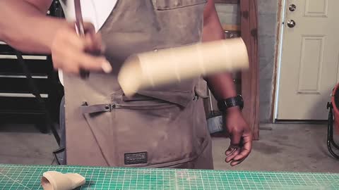 Testing the sharpness of my latest knife build