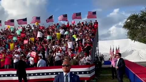 Happening Now—45 arrives in Miami, Florida…