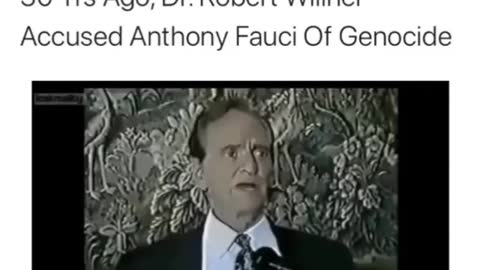 Dr Robert Willner Accused Anthony Fauci Of Genocide