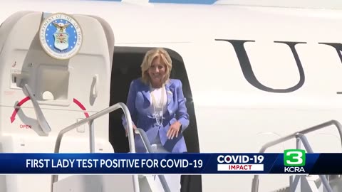 Jill Biden tests positive for COWID-19, President Biden negative