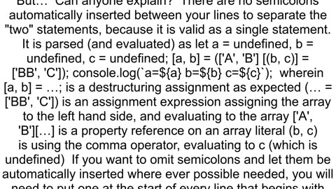 ES6 Array destructuring weirdness