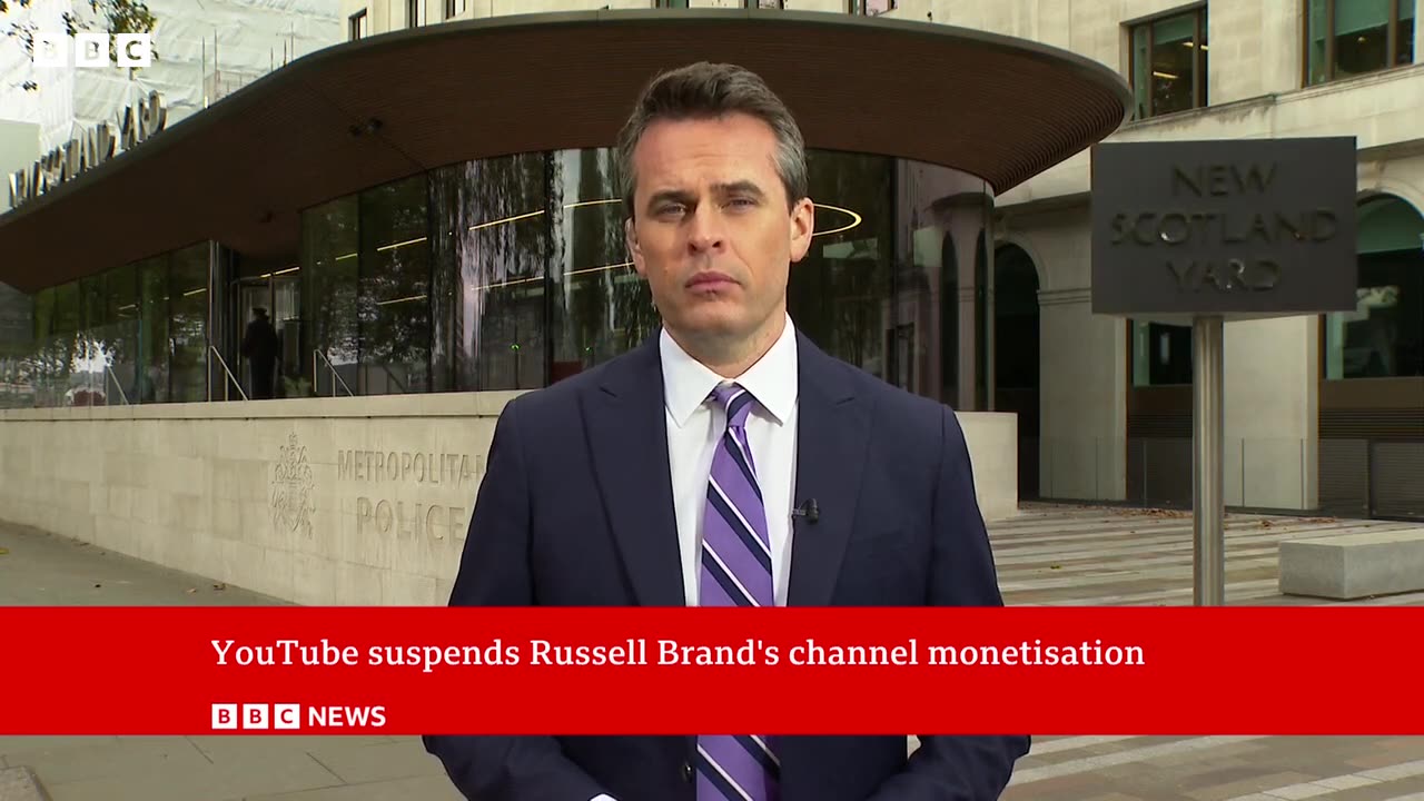 YOUTUBE SUSPEND RUSSEL BRAND CHANNEL