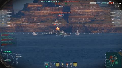 World of Warships in the Kagero