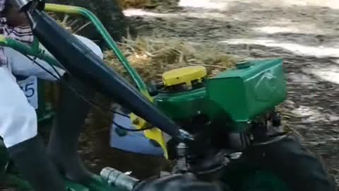 Agricultural trolley refitting and driving