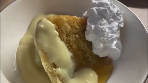 Syrup sponge cake