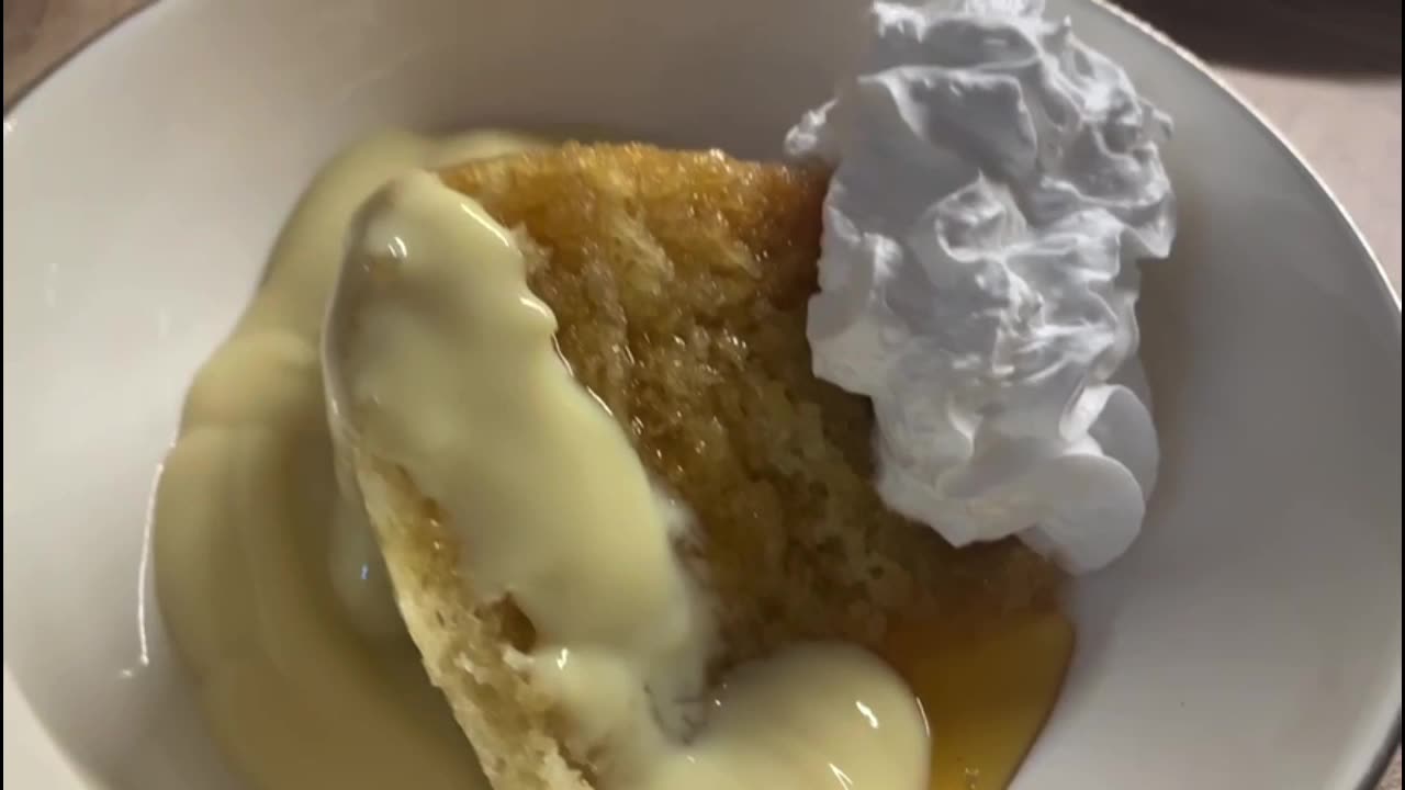 Syrup sponge cake