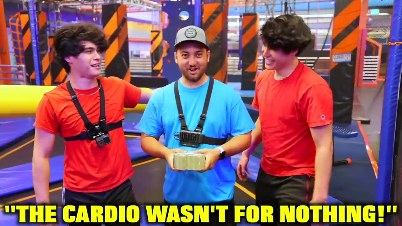 EXTREME HIDE & SEEK IN TRAMPOLINE PARK!