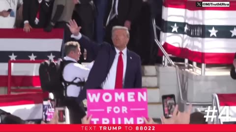 Trump Fourth from Last Dance in Raleigh, NC 11.4.2024 🕺