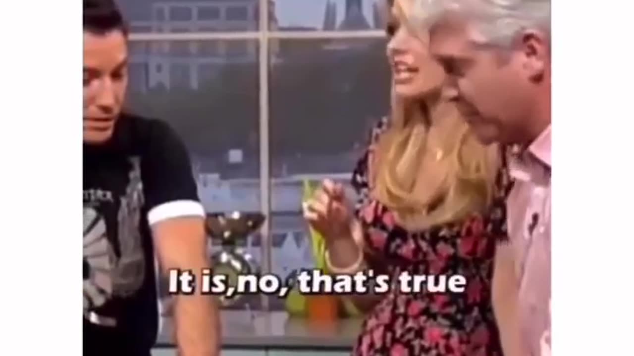 Funny moment in British morning show