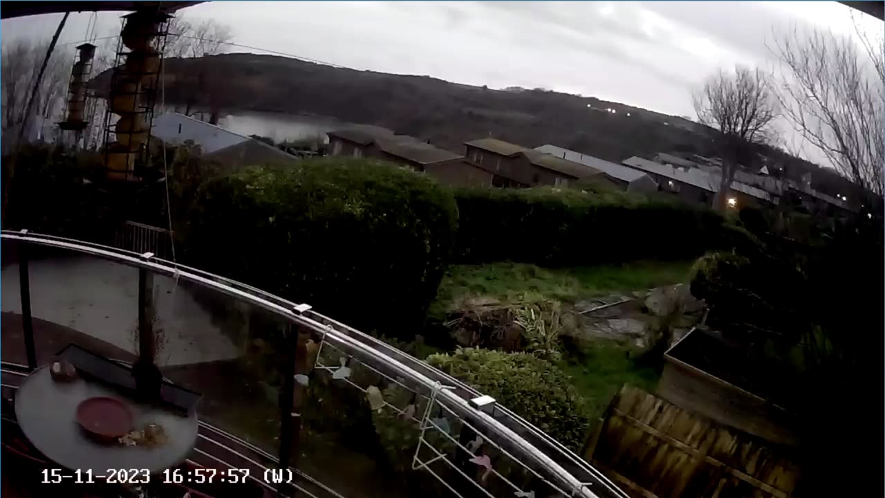 Saint Mary's cove Brixham and bird feeder