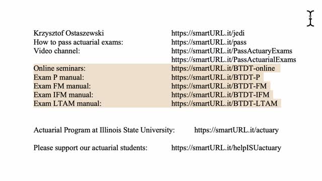 Exam LTAM exercise for August 28, 2021