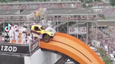 World record car jump