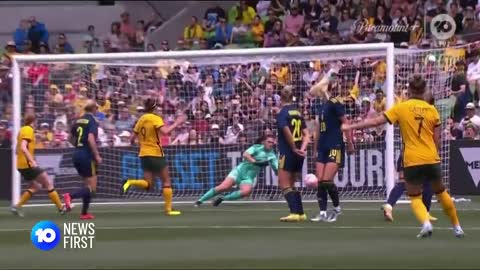 Matildas Beat Sweden 4-0 10 News First